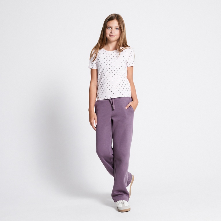 Soft tee "Hannie printed star" Light Pink